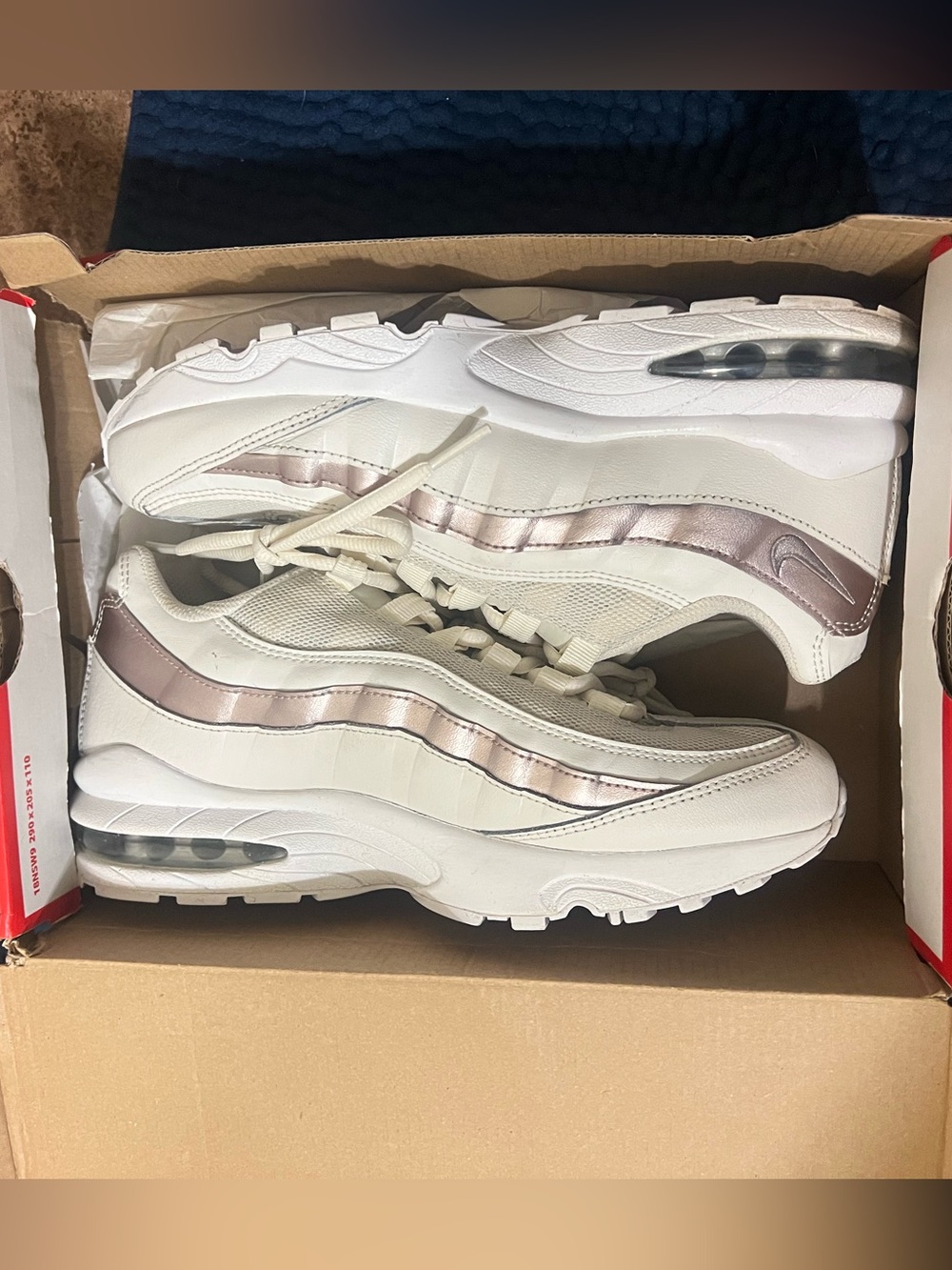 Nike Air Max 95 Phantom Metallic Bronze Youth 7Y / Women 8.5 w/ Box